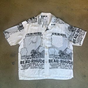 Rhude Nice Print Vacation Shirt